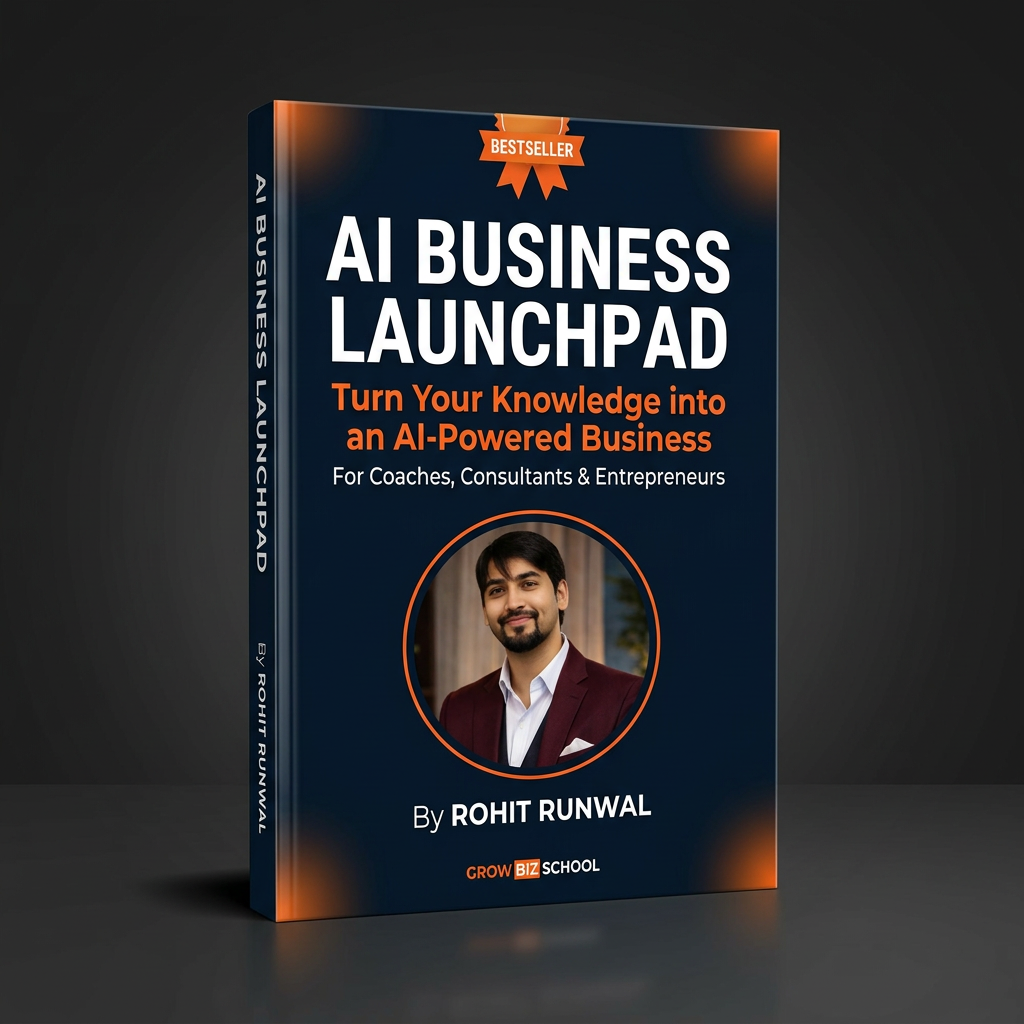 AI Business Launchpad eBook cover by Rohit Runwal